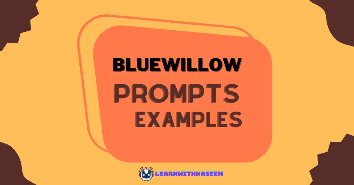 BlueWillow Prompts Examples,