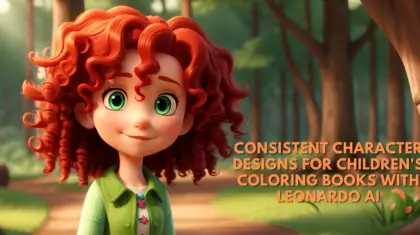 Achieving-Consistent-Character-Designs-for-Childrens-Coloring-Books-with-Leonardo-AI