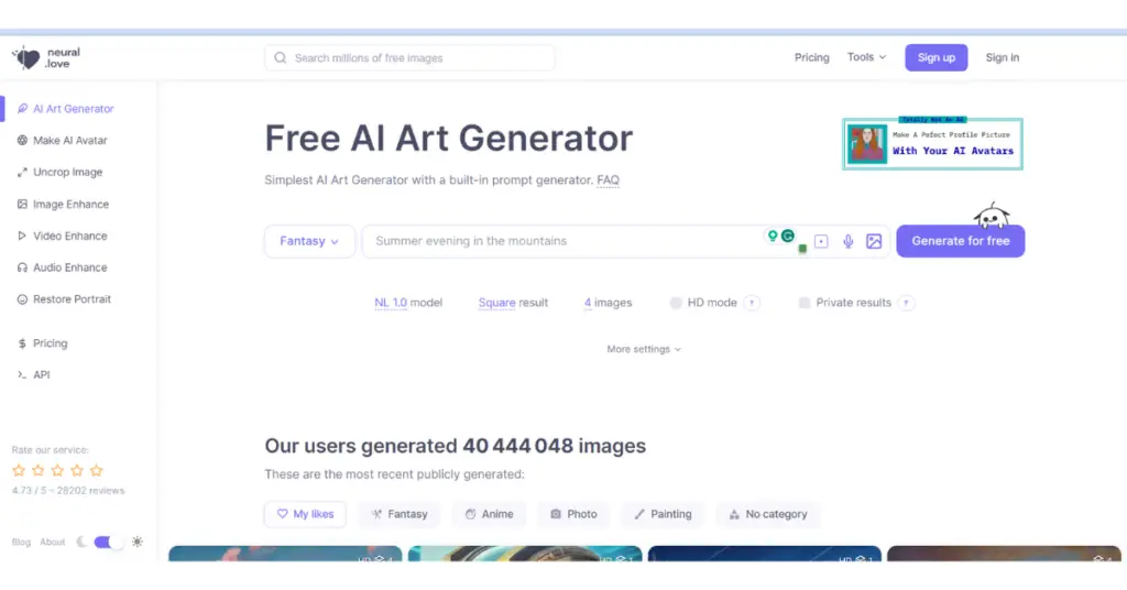 nsfw ai art generator neural love