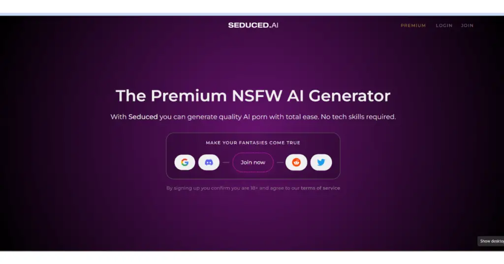 nsfw ai art generator seduced.ai